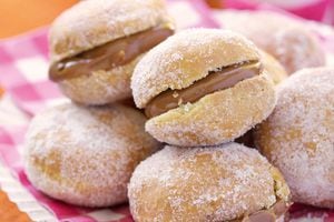 Berlinesas con dulce de leche