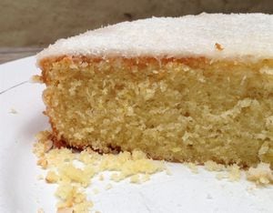 Tarta de coco y yogur