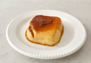 Flan de coco en taza