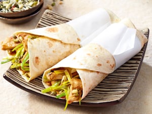 Wrap de pollo picante