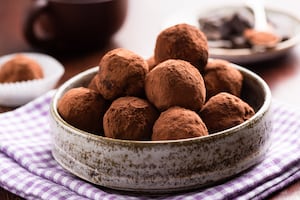 Trufas de chocolate sin azúcar