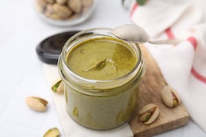 Crema de pistacho casera