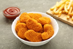 Nuggets en freidora de aire