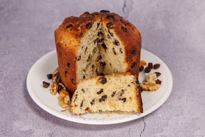 Pan dulce con frutos secos