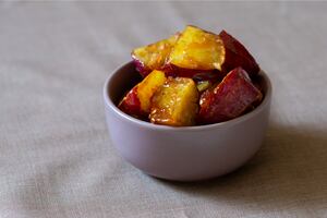 Batatas caramelizadas