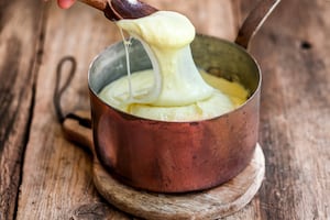 Aligot, puré de papas con queso