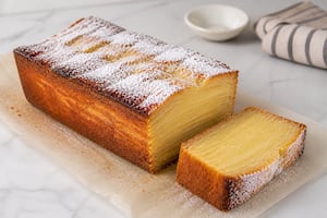 Torta “invisible” de manzana