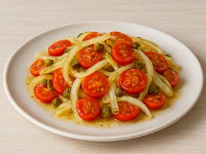 Ensalada de hinojo y tomate