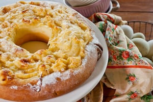 Rosca de Pascua tradicional