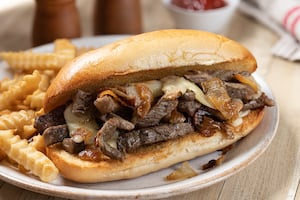 Sándwich de carne estilo Filadelfia