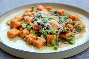Ñoquis de batata con ingredientes simples y fácil de hacer