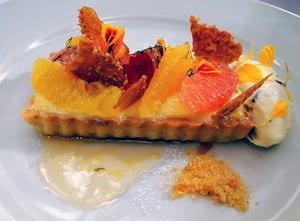 Tarta de cítricos