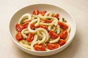 Ensalada de hinojo y tomate