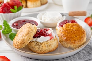 Scones dulces en freidora de aire
