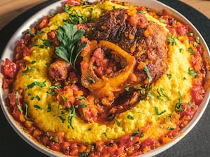 Osobuco con polenta cremosa