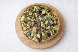 Tarta integral de ricota y verduras