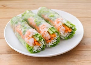 Spring rolls de langostinos