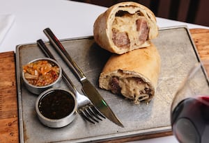 Chorizo en pan de campo