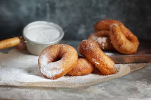 Donas en freidora de aire