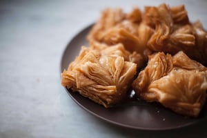Pastelitos de membrillo fritos en aceite
