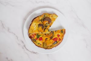Frittata de verduras asadas