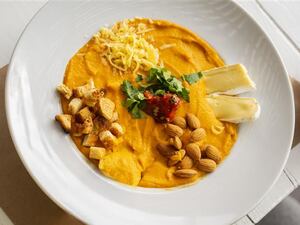 Sopa de calabaza y zanahoria