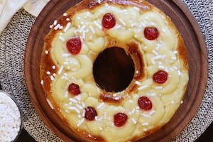 Rosca de Pascua en freidora de aire