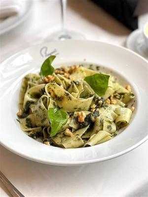Pappardelle al pesto