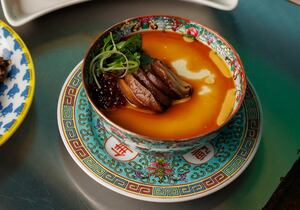 Flan salado chino