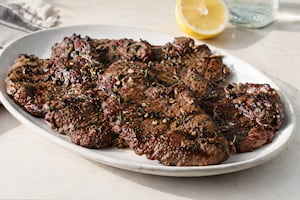 Arañita marinada a la plancha