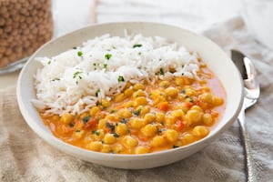Curry de garbanzos