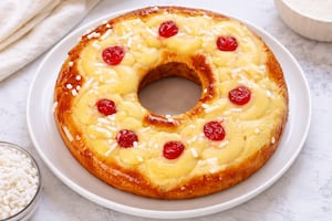 Rosca de Pascua en freidora de aire