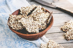 Crackers de semillas sin gluten