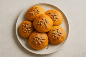 Pancitos de boniato sin gluten en freidora de aire