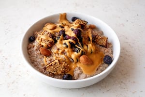 Porridge proteico de avena