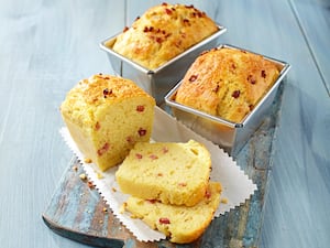 Budín salado con jamón y cebolla