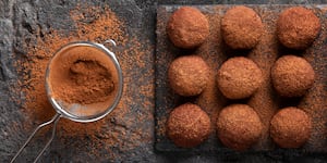 Trufas keto de chocolate