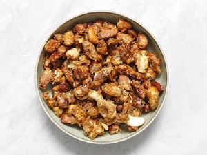 Snack de frutos secos agridulces