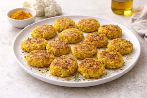 Croquetas de coliflor y cúrcuma
