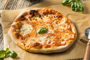 Pizza en freidora de aire