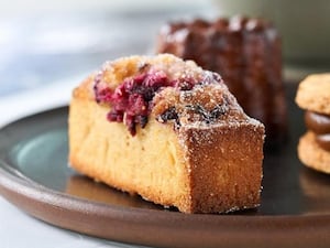 Financiers de frambuesa