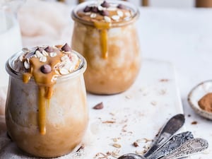 Batido de banana y manteca de maní