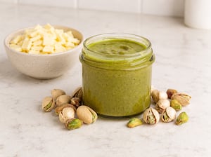 Crema de pistachos y chocolate blanco