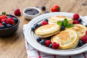 Panqueques keto con harina de almendras