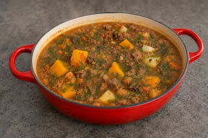 Guiso de lentejas con carne