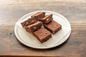 Brownies en freidora de aire