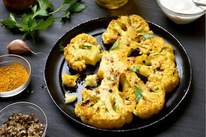 Coliflor al horno