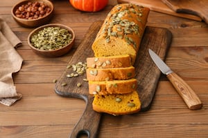 Pan de calabaza con harina de avena