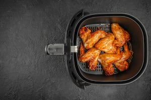 Alitas de pollo marinadas en freidora de aire