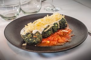 Croquetas de espinaca y provolone